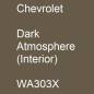 Preview: Chevrolet, Dark Atmosphere (Interior), WA303X.